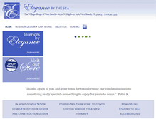 Tablet Screenshot of elegance-interiors.com